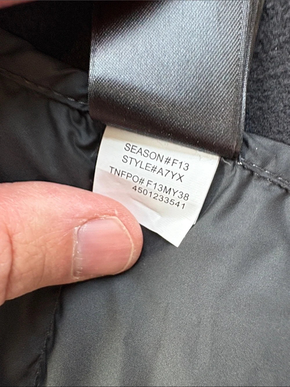 North Face 550 Down Hybrid Black Quilted Puffer JacketMens XL